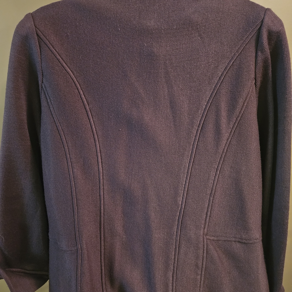 Women's Dark Grey Button-Front Jacket - image 2